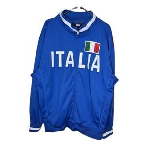 SMX ITALIA Track Jacket Full Zip Futbol Blue Size XL